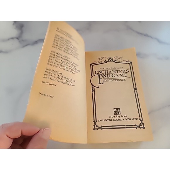 The Belgariad Ser.: Enchanters' End Game by David Eddings (1986, Mass Market) - Picture 3 of 10